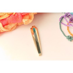 turquoise champleve minimalist brass pendant