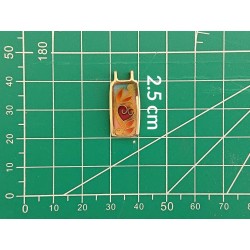 Floral red heart Brass Cloisonne enamel pendant - Handmade Artsy Craft women jewelry -