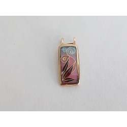 Cloisonne enamel pendant by BeyondKente (GesfOfCreation.etsy.com)