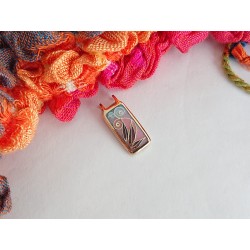 Cloisonne enamel pendant by BeyondKente (GesfOfCreation.etsy.com)