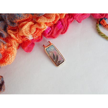 Cloisonne enamel pendant by BeyondKente (GesfOfCreation.etsy.com)