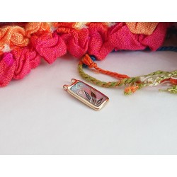 Cloisonne enamel pendant by BeyondKente (GesfOfCreation.etsy.com)