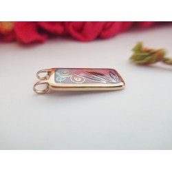 Cloisonne enamel pendant by BeyondKente (GesfOfCreation.etsy.com)