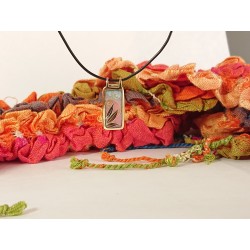 Cloisonne enamel pendant by BeyondKente (GesfOfCreation.etsy.com)