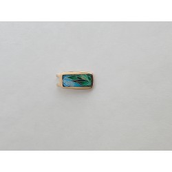 Green leaves and blue-sky cloisonne enamel pendant by BeyondKente (GesfOfCreation.etsy.com)