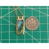 Green leaves and blue-sky cloisonne enamel pendant by BeyondKente (GesfOfCreation.etsy.com)
