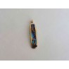 Flying Bird Enamel cloisonné pendant -brass- handmade jewelry (GesfOfCreation.etsy.com)