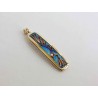 Flying Bird Enamel cloisonné pendant -brass- handmade jewelry (GesfOfCreation.etsy.com)
