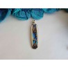Flying Bird Enamel cloisonné pendant -brass- handmade jewelry (GesfOfCreation.etsy.com)