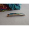 green mountains-scene-brass-enamel-pendant