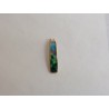 green mountains-scene-brass-enamel-pendant