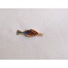 Cloisonne enamel fish pendant