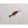 Cloisonne enamel fish pendant