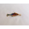 Cloisonne enamel fish pendant