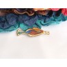 Cloisonne enamel fish pendant