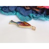Cloisonne enamel fish pendant