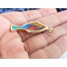 Cloisonne enamel fish pendant