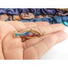 Cloisonne enamel fish pendant