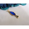 Cloisonne enamel fish pendant
