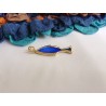 Cloisonne enamel fish pendant