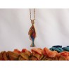 Cloisonne enamel fish pendant